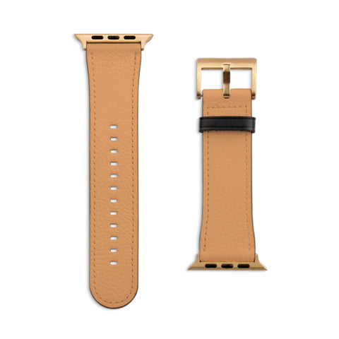 38/40/41mm Matte Gold Modern Solid Apple Watch Bands (Set 1) - The Urban Flair