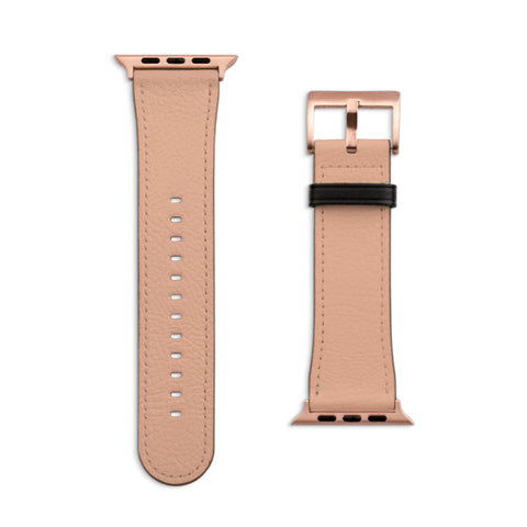 38/40/41mm Matte Rose Gold Modern Solid Apple Watch Bands (Set 1) - The Urban Flair
