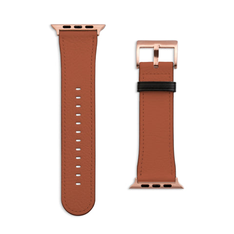 38/40/41mm Matte Rose Gold Modern Solid Apple Watch Bands (Set 1) - The Urban Flair