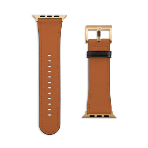 38/40/41mm Matte Gold Modern Solid Apple Watch Bands (Set 2) - The Urban Flair