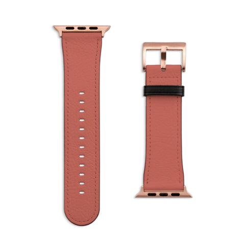 38/40/41mm Matte Rose Gold Modern Solid Apple Watch Bands (Set 3) - The Urban Flair