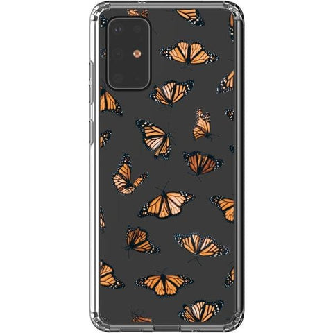 Galaxy S20 Plus Monarch Butterfly Clear Phone Case - The Urban Flair