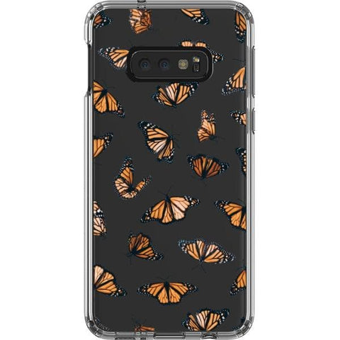 Galaxy S10e Monarch Butterfly Clear Phone Case - The Urban Flair