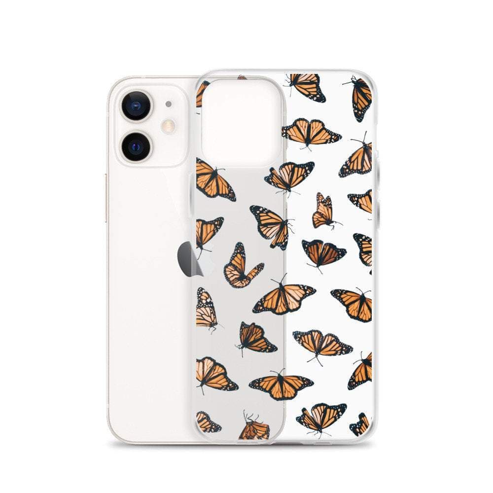 Monarch Butterfly Clear Phone Case