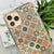 Boho Tile Mosaic Case For iPhone 12 Mini 11 Pro Max XR XS Max X 7 8 Plus SE 2020 Clear Cover Galaxy S20 Fe S21 Ultra With Design Feat
