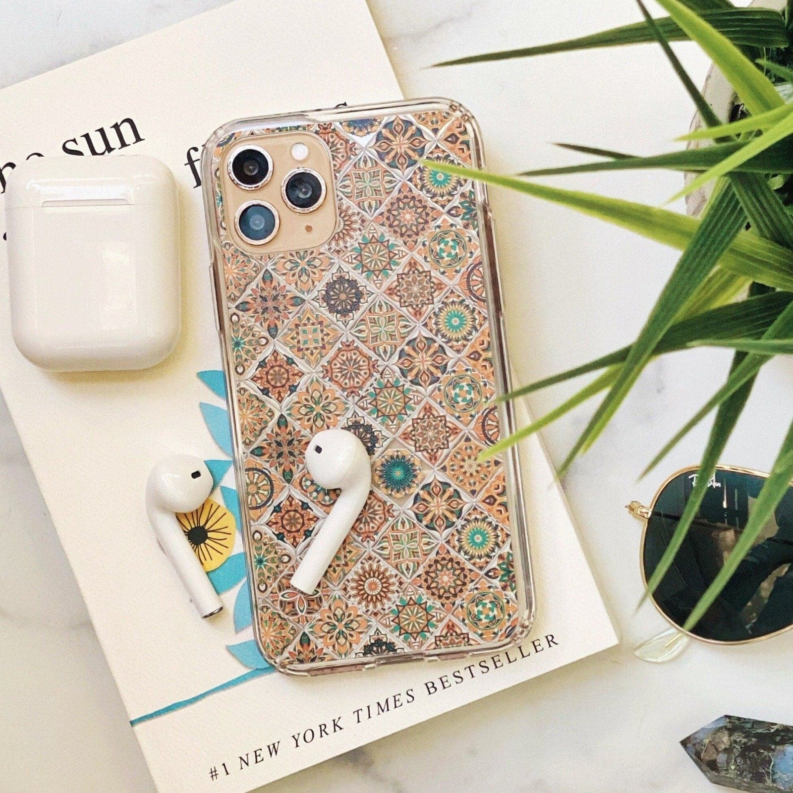 Mosaic Tile Clear Phone Case