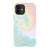 iPhone 12 Gloss (High Sheen) Muted Pastel Tie Dye Tough Phone Case - The Urban Flair