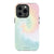 iPhone 13 Pro Satin (Semi-Matte) Muted Pastel Tie Dye Tough Phone Case - The Urban Flair