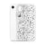 Mystic Line Art Doodles Clear Phone Case iPhone 12 Pro Max Black by The Urban Flair (Feat)