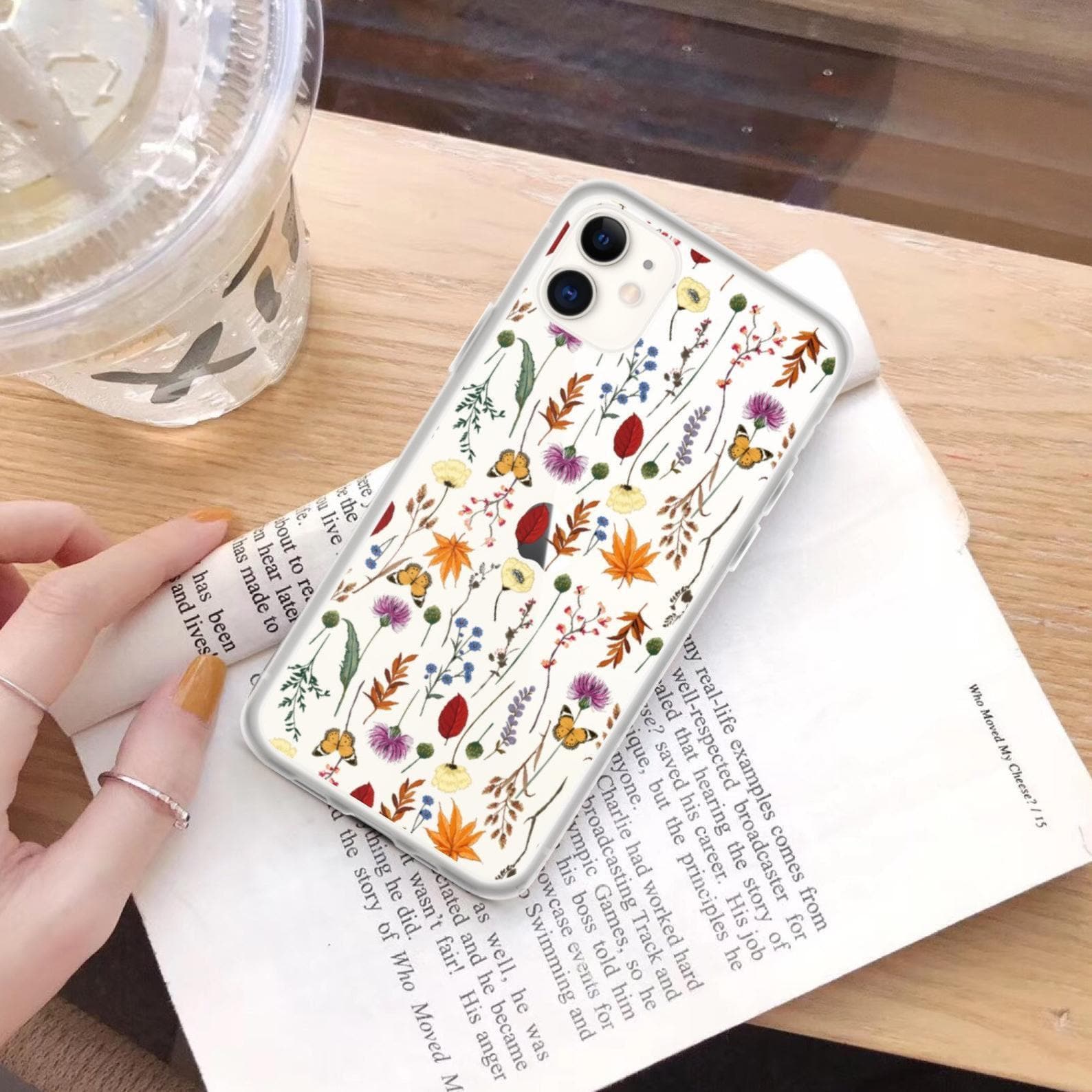 Nature Elements Botanical Clear Phone Case