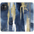iPhone 11 Navy Gold Watercolor Wallet Phone Case - The Urban Flair