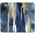 iPhone 12 Pro Navy Gold Watercolor Wallet Phone Case - The Urban Flair