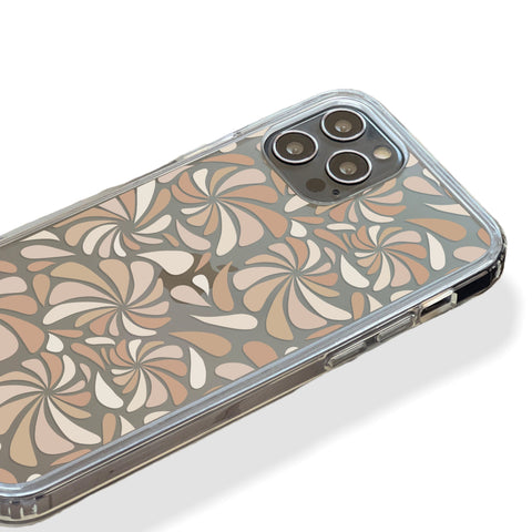 Nude Abstract Splashes Phone Case For iPhone 13 12 Mini 11 Pro Max XR 7 8 Plus Clear Phone Cover With Aesthetic Drops Design Galaxy S22 Feat