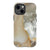 iPhone 13 Mini Satin (Semi-Matte) Nude Stone Print Tough Phone Case - The Urban Flair