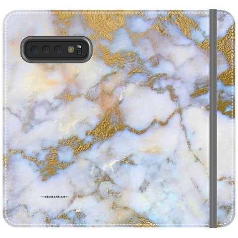 Galaxy S10 Opal Marble Wallet Phone Case - The Urban Flair