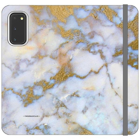 Galaxy S20 Opal Marble Wallet Phone Case - The Urban Flair