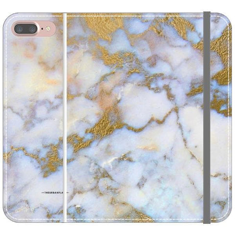 iPhone 7 Plus/8 Plus Opal Marble Wallet Phone Case - The Urban Flair