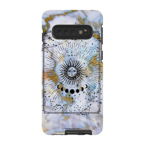 Galaxy S10 Satin (Semi-Matte) Opal Marble Zodiac Tough Phone Case - The Urban Flair