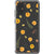 Galaxy S20 Plus Orange Pressed Wild Flower Print Clear Phone Case - The Urban Flair