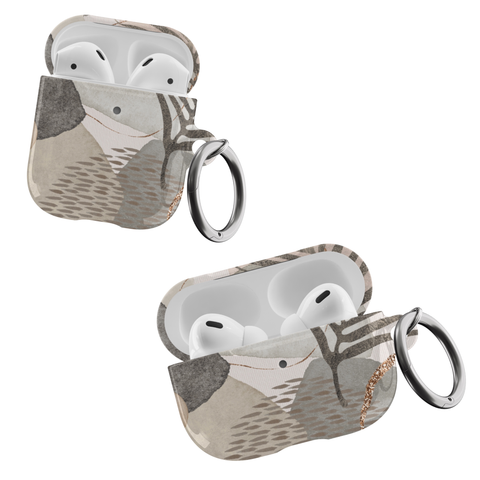 Pale Abstract Boho Shapes AirPods Case