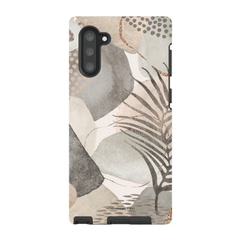 Pale Abstract Shapes Tough Phone Case Galaxy Note 10 Gloss [High Sheen] exclusively offered by The Urban Flair