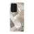 Pale Abstract Shapes Tough Phone Case Galaxy Note 20 Ultra Satin [Semi-Matte] exclusively offered by The Urban Flair