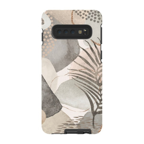 Pale Abstract Shapes Tough Phone Case Galaxy S10 Gloss [High Sheen] exclusively offered by The Urban Flair
