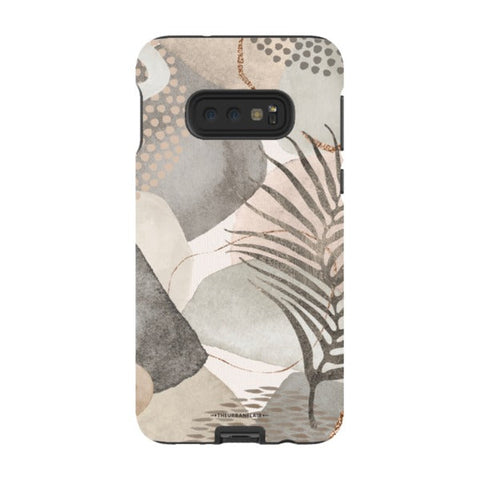 Pale Abstract Shapes Tough Phone Case Galaxy S10e Satin [Semi-Matte] exclusively offered by The Urban Flair