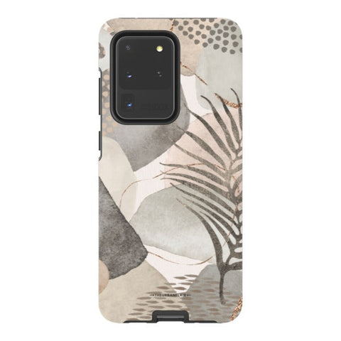 Pale Abstract Shapes Tough Phone Case Galaxy S20 Ultra Satin [Semi-Matte] exclusively offered by The Urban Flair