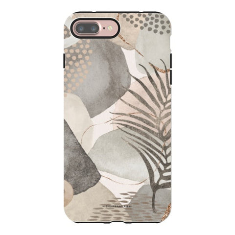 Pale Abstract Shapes Tough Phone Case iPhone 7 Plus/8 Plus Gloss [High Sheen] exclusively offered by The Urban Flair