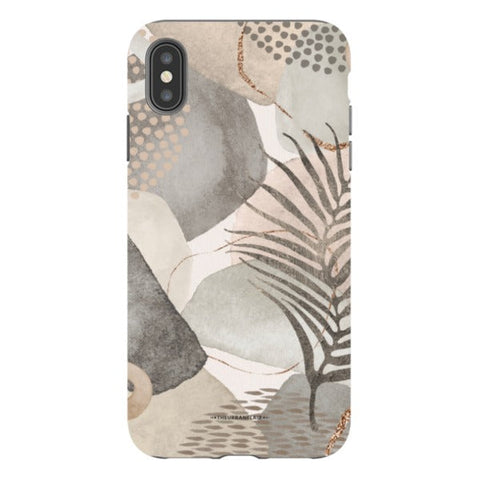Pale Abstract Shapes Tough Phone Case iPhone XS Max Gloss [High Sheen] exclusively offered by The Urban Flair