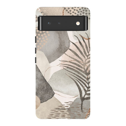 Pale Abstract Shapes Tough Phone Case iPhone 13 Pro Max Gloss [High Sheen] exclusively offered by The Urban Flair