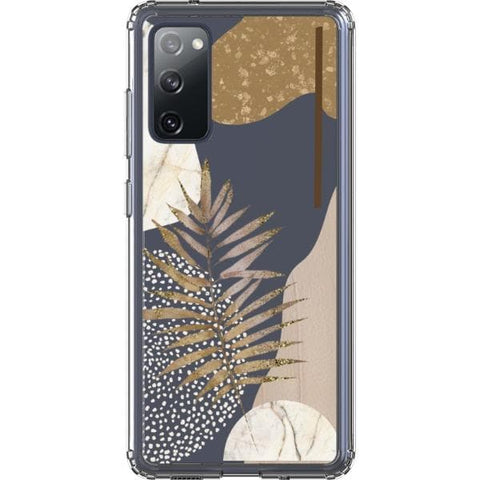 Galaxy S20 FE 2 Pale Modern Boho Shapes Clear Phone Cases - The Urban Flair