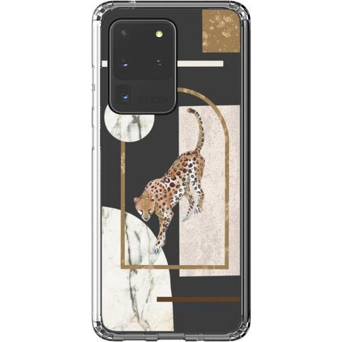 Galaxy S20 Ultra 1 Pale Modern Boho Shapes Clear Phone Cases - The Urban Flair