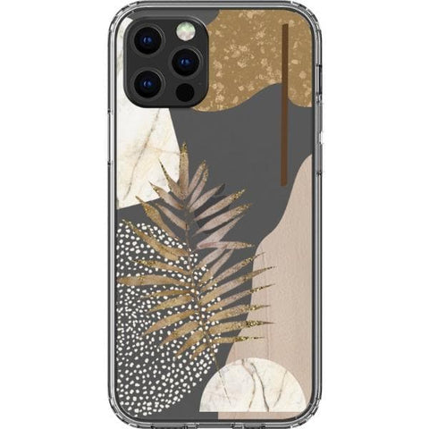 iPhone 12 Pro 2 Pale Modern Boho Shapes Clear Phone Cases - The Urban Flair