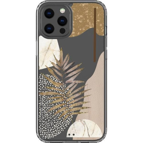 iPhone 12 Pro Max 2 Pale Modern Boho Shapes Clear Phone Cases - The Urban Flair