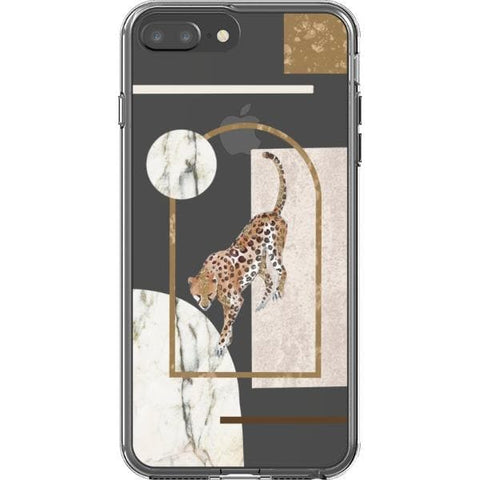 iPhone 7/8 Plus 1 Pale Modern Boho Shapes Clear Phone Cases - The Urban Flair