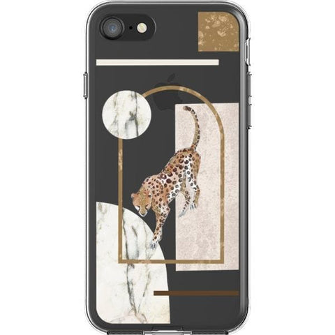 iPhone 7/8/SE 2020 1 Pale Modern Boho Shapes Clear Phone Cases - The Urban Flair