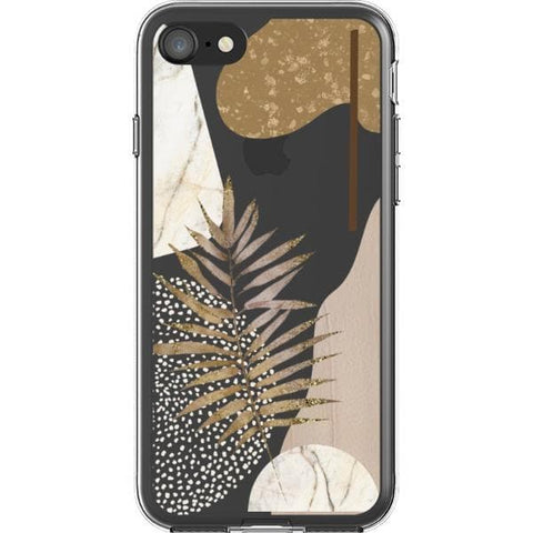 iPhone 7/8/SE 2020 2 Pale Modern Boho Shapes Clear Phone Cases - The Urban Flair