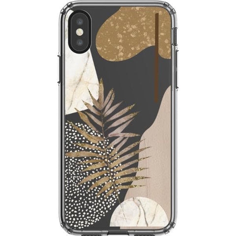 iPhone XR 2 Pale Modern Boho Shapes Clear Phone Cases - The Urban Flair