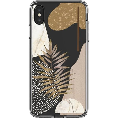 iPhone XS Max 2 Pale Modern Boho Shapes Clear Phone Cases - The Urban Flair