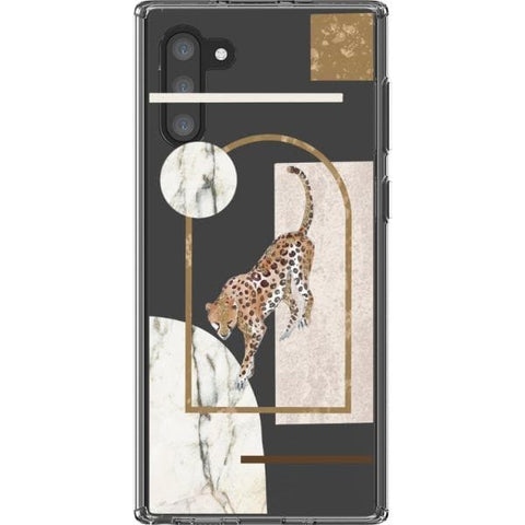 Note 10 1 Pale Modern Boho Shapes Clear Phone Cases - The Urban Flair