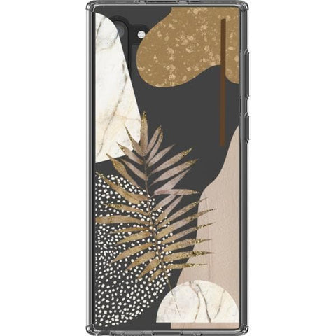Note 10 2 Pale Modern Boho Shapes Clear Phone Cases - The Urban Flair