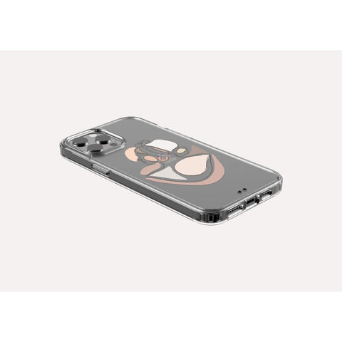 Pale Pink Nude Line Art Cases For iPhone 12 Mini 11 Pro Max XR XS X 7 8 Plus SE 2020 With Aesthetic Color Block Shapes Design