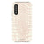 Galaxy A90 5G Satin (Semi-Matte) Pale Pink Snakeskin Print Tough Phone Case - The Urban Flair