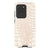 Galaxy S20 Ultra Satin (Semi-Matte) Pale Pink Snakeskin Print Tough Phone Case - The Urban Flair
