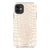 iPhone 11 Gloss (High Sheen) Pale Pink Snakeskin Print Tough Phone Case - The Urban Flair
