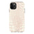 iPhone 11 Pro Max Satin (Semi-Matte) Pale Pink Snakeskin Print Tough Phone Case - The Urban Flair