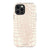 iPhone 12 Pro Gloss (High Sheen) Pale Pink Snakeskin Print Tough Phone Case - The Urban Flair