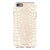 iPhone 6s Plus Satin (Semi-Matte) Pale Pink Snakeskin Print Tough Phone Case - The Urban Flair